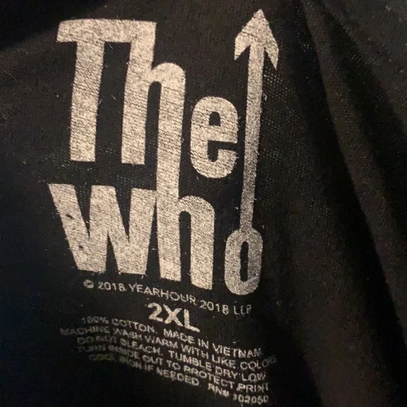 Size 2XL The Who Shirt - Picture 4 of 4